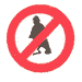 pedestrain prohibited
