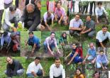 Plantation on Independence Day in Transport Commissioner Office