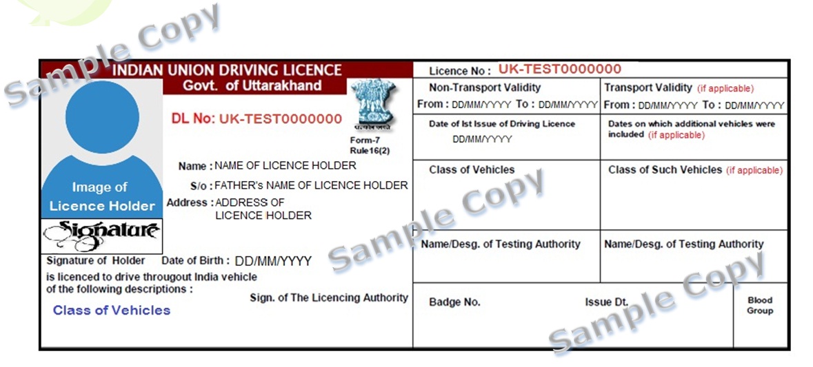 Taxi driver licence application form